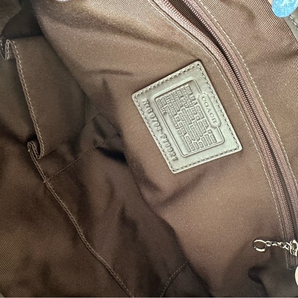 Coach Brown Suede Handbag - Picture 2 of 5